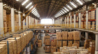 Service d'entreposage de marchandises