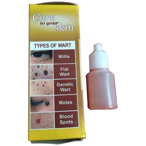 Dissolvants de verrues