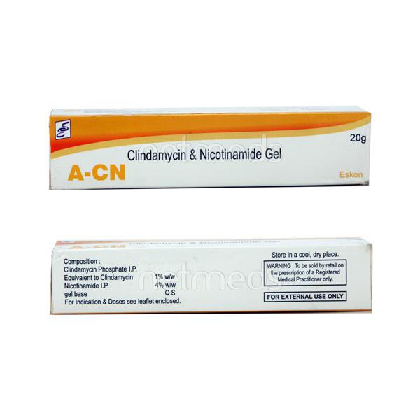 Gel de clindamycine et de nicotinamide
